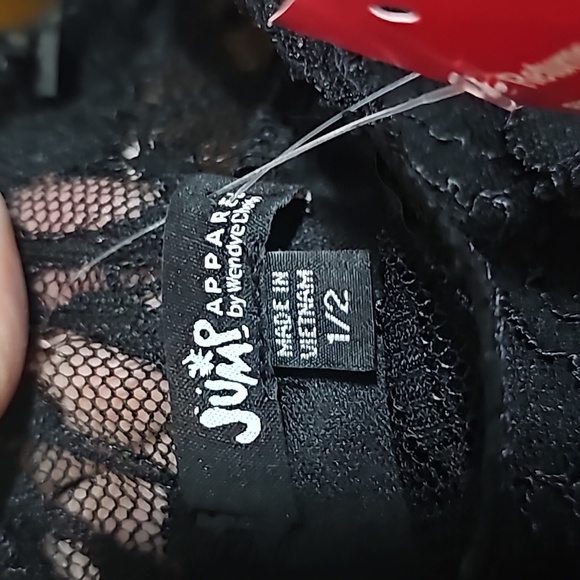 Black Long Lace Jump Dress - Picture 7 of 10